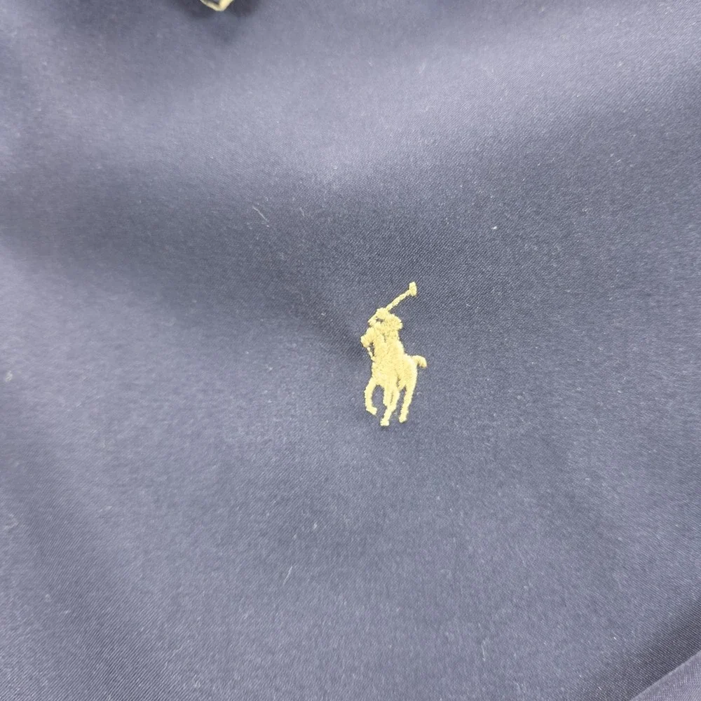 Vintage Polo Ralph Lauren Bi-Swing Windbreaker Jacket Navy Blue Men's XL 90s